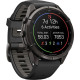 Garmin Fenix 9 Pro 43mm Carbon Gray DLC Titanium with Black/Pebble Gray Silicone Band (010-04335-15/16)