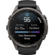Garmin Fenix 9 Pro 43mm Carbon Gray DLC Titanium with Black/Pebble Gray Silicone Band (010-04335-15/16)