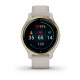 Garmin Venu 2S Light Gold Stainless Steel Bezel with Light Sand Case and Silicone Band (010-02429-01/11)