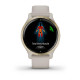 Garmin Venu 2S Light Gold Stainless Steel Bezel with Light Sand Case and Silicone Band (010-02429-01/11)
