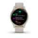 Garmin Venu 2S Light Gold Stainless Steel Bezel with Light Sand Case and Silicone Band (010-02429-01/11)