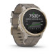 Garmin Fenix 6S Pro Solar Edition Light gold with shale grey suede band (010-02409-26)