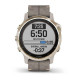 Garmin Fenix 6S Pro Solar Edition Light gold with shale grey suede band (010-02409-26)