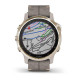Garmin Fenix 6S Pro Solar Edition Light gold with shale grey suede band (010-02409-26)