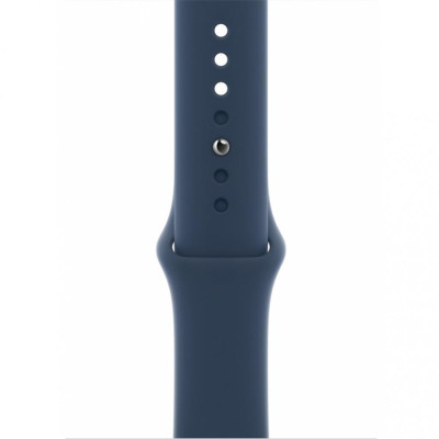 Apple Watch SE GPS 44mm Silver Aluminum Case w. Abyss Blue S. Band (MKQ43)