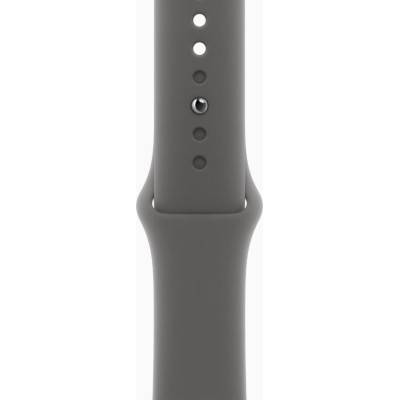 Apple Watch Series 10 GPS + Cellular 42mm Natural Titanium Case w. Stone Grey Sport Band - M/L (MWXE3)