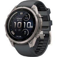 Garmin Fenix 9 Pro inReach 47mm Titanium with Graphite/Black Silicone Band (010-04336-20/21)