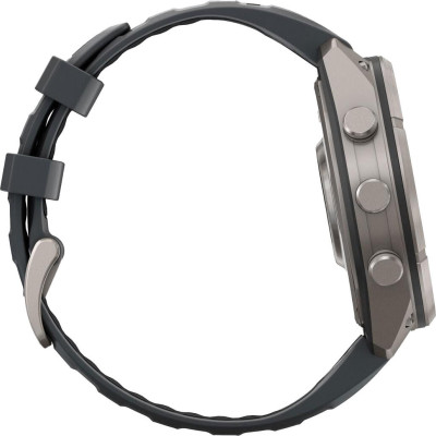 Garmin Fenix 9 Pro inReach 47mm Titanium with Graphite/Black Silicone Band (010-04336-20/21)