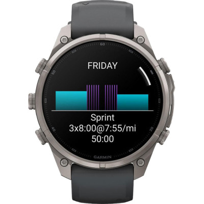 Garmin Fenix 9 Pro inReach 47mm Titanium with Graphite/Black Silicone Band (010-04336-20/21)
