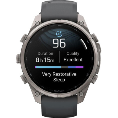 Garmin Fenix 9 Pro inReach 47mm Titanium with Graphite/Black Silicone Band (010-04336-20/21)