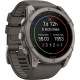 Garmin Fenix 9 51mm Titanium with Pebble Gray Silicone Band (010-04763-00/01)