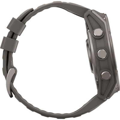 Garmin Fenix 9 51mm Titanium with Pebble Gray Silicone Band (010-04763-00/01)