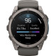 Garmin Fenix 9 51mm Titanium with Pebble Gray Silicone Band (010-04763-00/01)