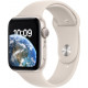 Apple Watch SE 2 GPS 44mm Starlight Aluminum Case with Starlight Sport Band (MNJX3)