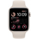 Apple Watch SE 2 GPS 44mm Starlight Aluminum Case with Starlight Sport Band (MNJX3)