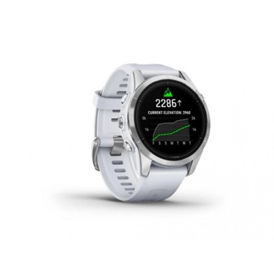 Garmin Epix Pro Gen 2 42мм Silver w. Whitestone Band (010-02802-00/01)