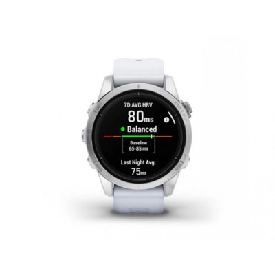 Garmin Epix Pro Gen 2 42мм Silver w. Whitestone Band (010-02802-00/01)