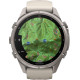 Garmin Fenix 9 Pro 43mm Titanium with Fog Gray/Dark Sandstone Silicone Band (010-04335-85/86)