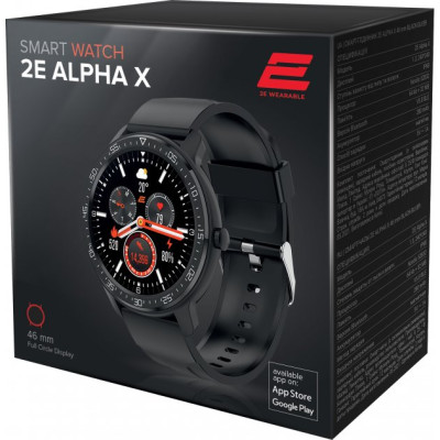 2E ALPHA X 46mm Black-Silver (2E-CWW30BKSL)