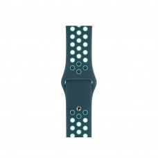 Apple Силіконовий ремінець для Watch 42/44 mm Nike Sport Band Midnight Turquoise/Aurora Green (MXR12)
