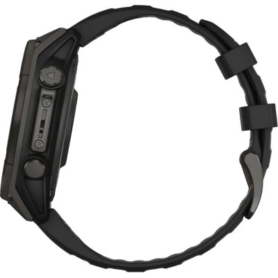 Garmin Fenix 8 51mm Solar Sapphire Carbon Gray DLC Titanium w. Black/Pebble Gray S. Band (010-02907-10/11)