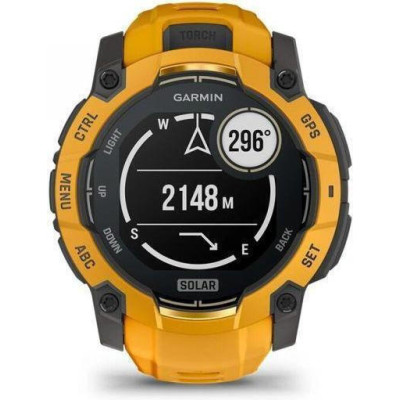 Garmin Instinct 3 50mm Solar Sunburst with Sunburst/Gray Band (010-02935-02/42)