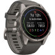 Garmin Fenix 9 43mm Titanium with Pebble Gray Silicone Band (010-04761-10/11)