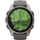 Garmin Fenix 9 43mm Titanium with Pebble Gray Silicone Band (010-04761-10/11)