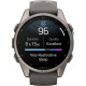 Garmin Fenix 9 43mm Titanium with Pebble Gray Silicone Band (010-04761-10/11)