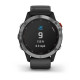 Garmin Fenix 6 Solar Silver with black band (010-02410-00)