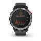 Garmin Fenix 6 Solar Silver with black band (010-02410-00)