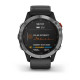 Garmin Fenix 6 Solar Silver with black band (010-02410-00)