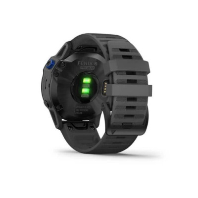 Garmin Fenix 6 Pro Solar Edition Black With Gray Band (010-02410-11/10)
