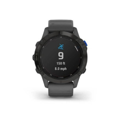 Garmin Fenix 6 Pro Solar Edition Black With Gray Band (010-02410-11/10)