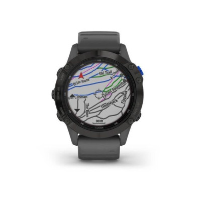 Garmin Fenix 6 Pro Solar Edition Black With Gray Band (010-02410-11/10)