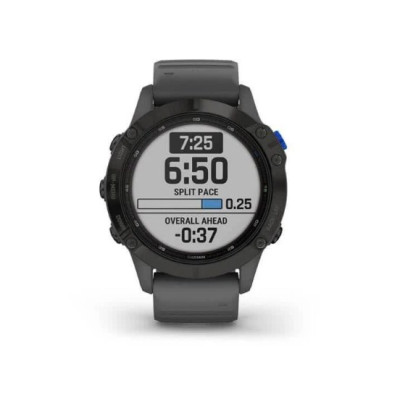 Garmin Fenix 6 Pro Solar Edition Black With Gray Band (010-02410-11/10)