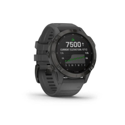 Garmin Fenix 6 Pro Solar Edition Black With Gray Band (010-02410-11/10)