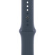 Apple Watch SE2 (2023) GPS + Cellular 40mm Silver Aluminium Case з Storm Blue Sport Band - S/M (MRGJ3)