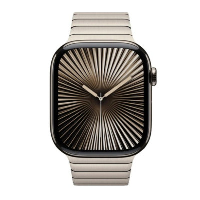 Apple Watch Series 10 GPS + Cellular 46mm Natural Titanium Case w. Natural Link Bracelet (MX163+MXMF3)