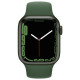 Apple Watch Series 7 GPS + Cellular 41mm Green Aluminum Case with Clover Sport Band (MKH93)