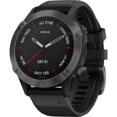 Garmin Fenix 6 Sapphire Carbon Grey DLC with Black Band (010-02158-11)