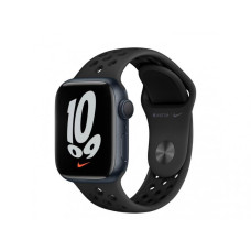 Apple Watch Nike Series 7 GPS 41mm Midnight Aluminum Case w. Anthracite/Black Nike Sport Band (MKN43)