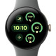 Google Pixel Watch 3 41 mm Wi-Fi Champagne Gold Aluminum Case/Hazel Active Band