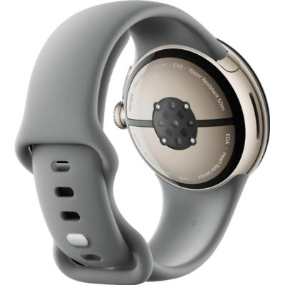 Google Pixel Watch 3 41 mm Wi-Fi Champagne Gold Aluminum Case/Hazel Active Band
