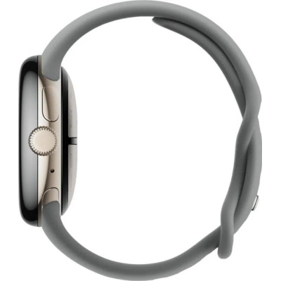 Google Pixel Watch 3 41 mm Wi-Fi Champagne Gold Aluminum Case/Hazel Active Band