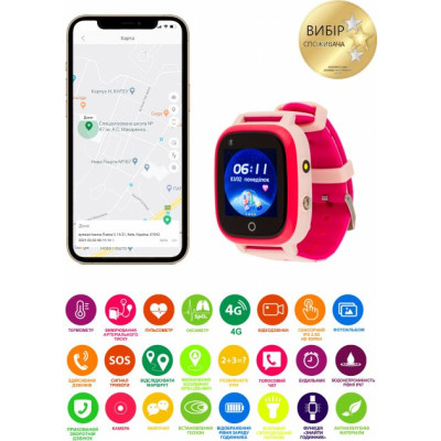 AmiGo GO005 4G WIFI Thermometer Pink