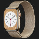 Apple Watch Series 8 GPS + Cellular 41mm Gold S. Steel Case w. Milanese Loop Gold (MNJE3/MNJF3)