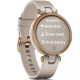 Garmin Lily Rose Gold Bezel with Light Sand Case and Silicone Band (010-02384-11)
