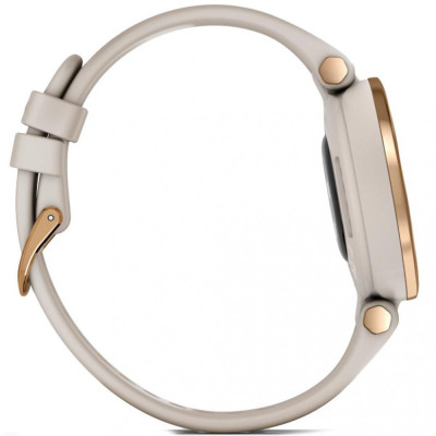 Garmin Lily Rose Gold Bezel with Light Sand Case and Silicone Band (010-02384-11)