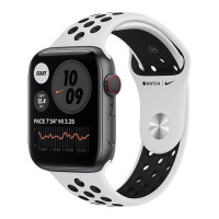 Apple Watch Nike SE GPS + Cellular 44mm Space Gray Aluminum w. Pure Platinum/Black Nike Sport B. (MYYP2)
